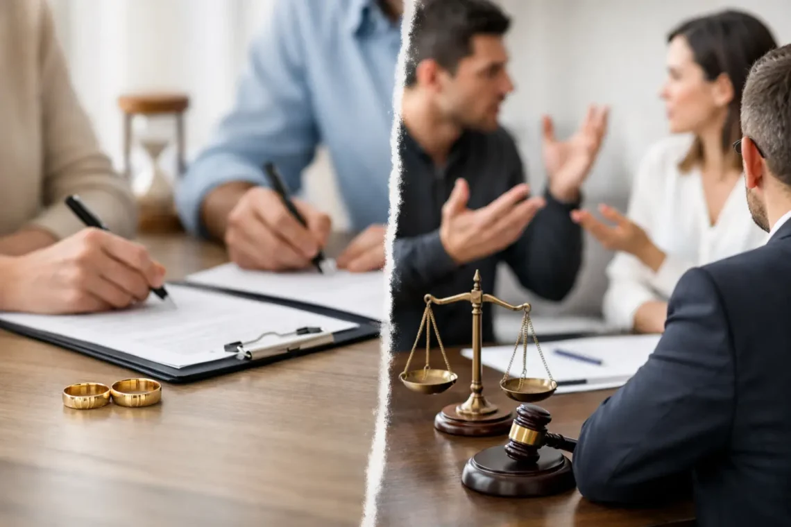 Divorcio express o contencioso, ¿cuál conviene?